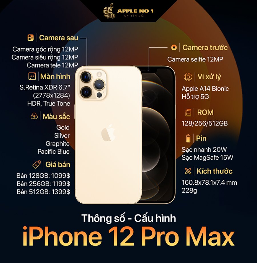 dien thoai iPhone 12 Pro Max 512GB