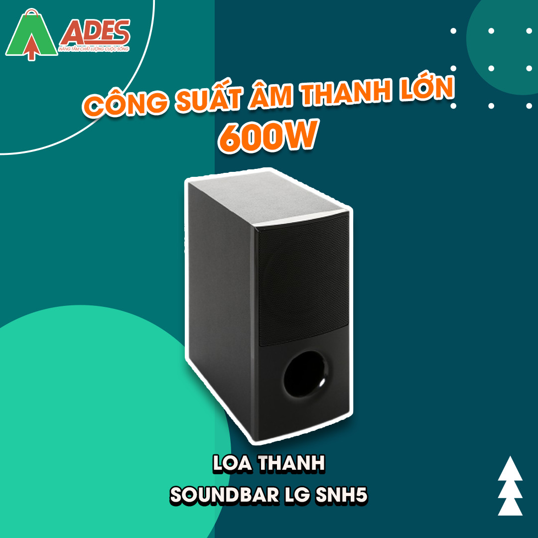 am thanh 600 W Loa thanh soundbar LG SNH5