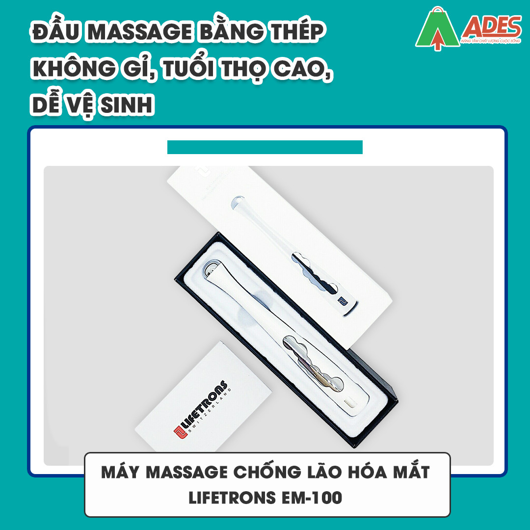 May massage chong lao hoa Lifetrons EM-100 dau massage